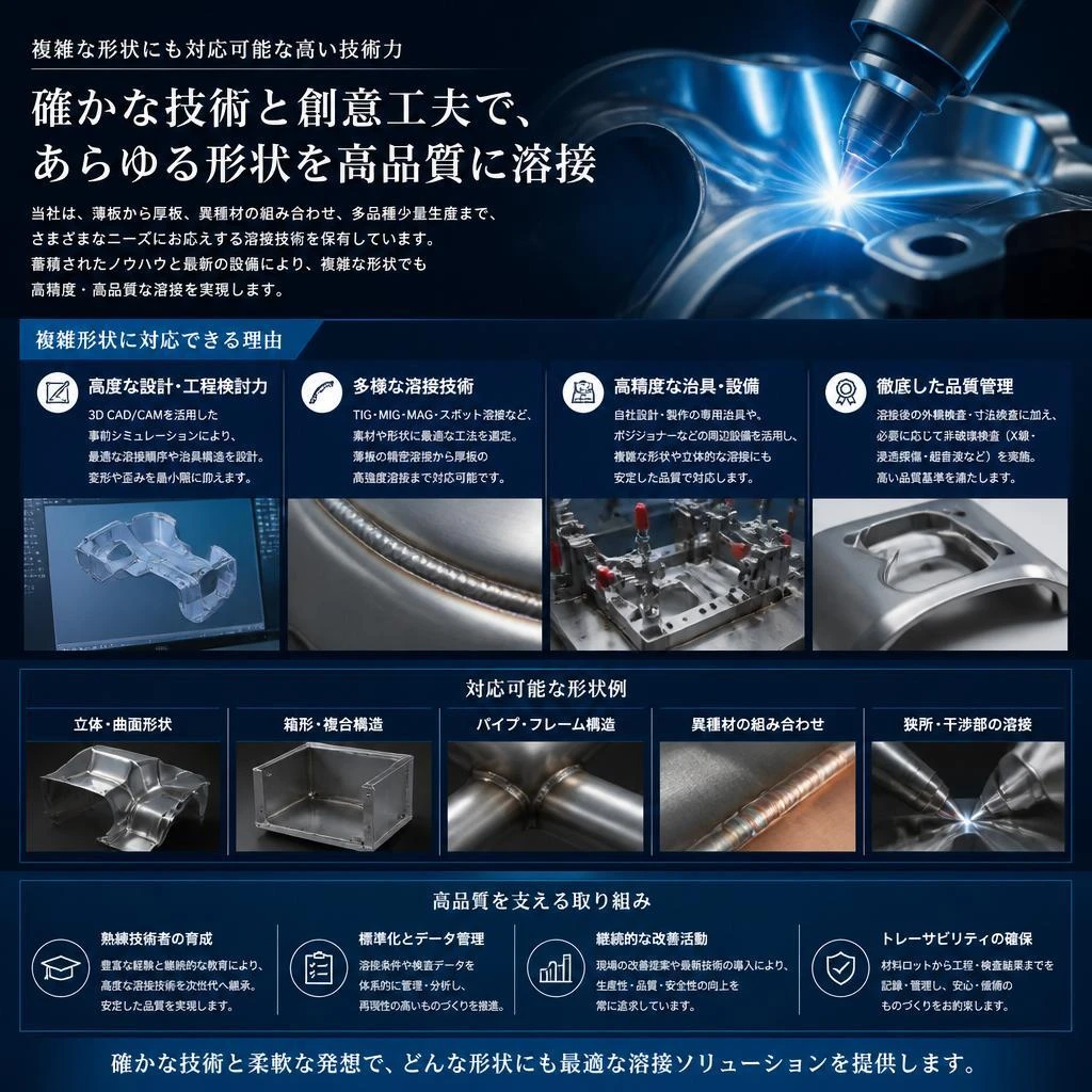 高品質な溶接技術のご紹介